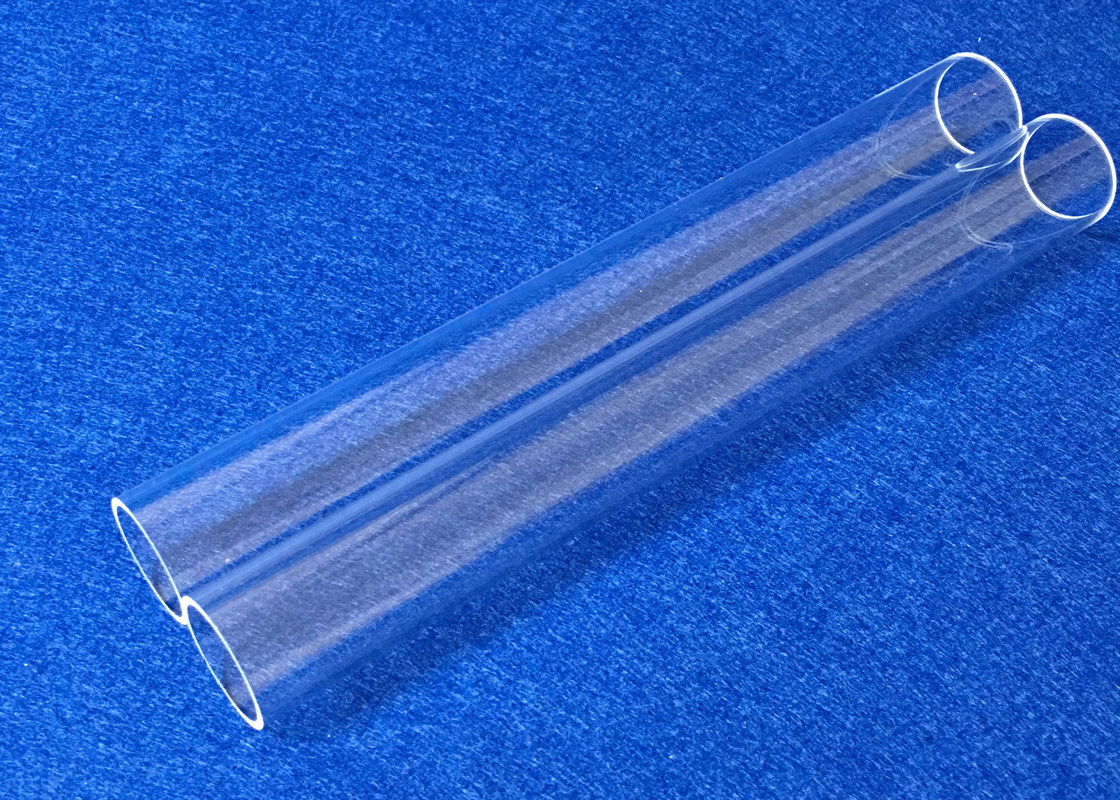 OD 16mm Quartz Glass Tube High Temperature / Pressure Fire Polished Type