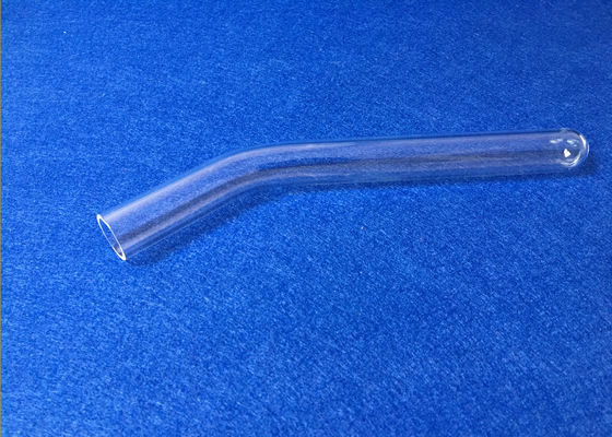 China Transparent Fused Quartz Glass Test Tube Round / Flat Bottom Optional supplier