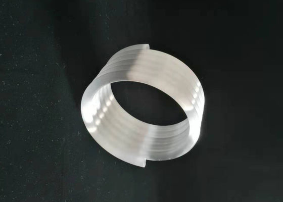 China Milky Fused Quartz Glass Heater Tube , OD 8mm Spiral Quartz Tube supplier