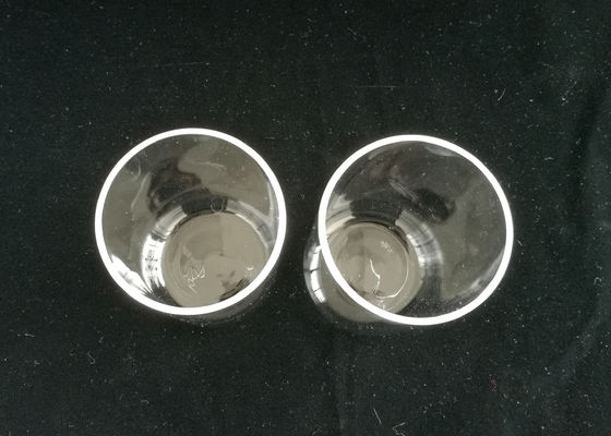 China Customized Fused Quartz Test Tube Transparent / Clear With Round Bottom supplier