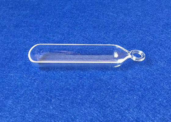 China High Purity Fused Quartz Labware , Custom Clear Quartz Glass Combustion Boats supplier