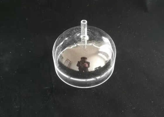 China Fused Quartz Bell Jar With A Tube High Purity Material Made Custom Service Available supplier