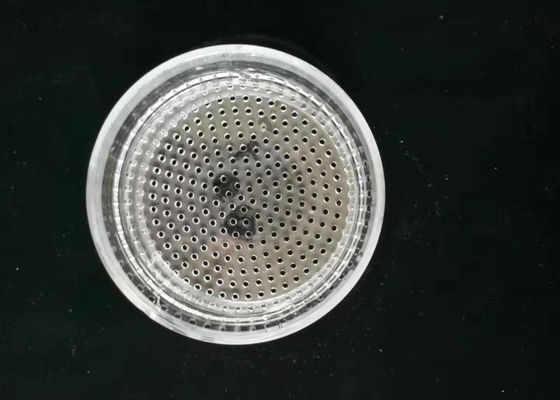 China Customized Translucent Quartz Glass Products Welded With A Hole Plate supplier