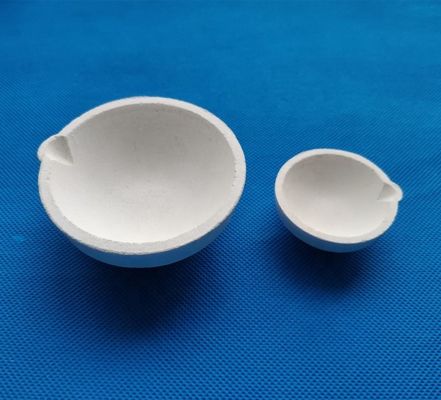 China 100 - 2500G Quartz Glass Crucible / Silica Ceramic Crucible For Gold / Silver supplier