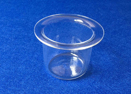 Lab Supplies Glassware 99.99% SiO2 Fused Quartz Glass Labware/Crucible With Flange supplier