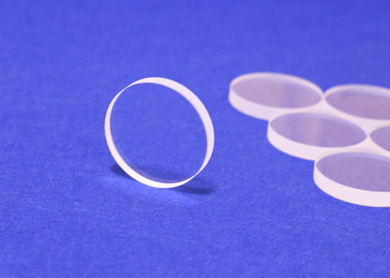 99.99% SiO2 Made Quartz Glass Discs Custom Made In Transparent / Clear supplier