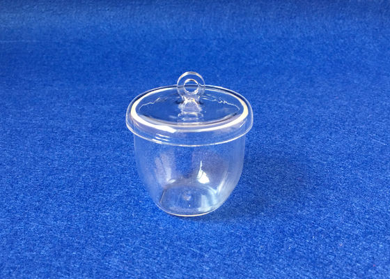 Transparent Quartz Glass Crucible With Cover Various Volumes Optional supplier