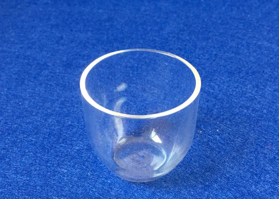 Transparent Quartz Glass Crucible With Cover Various Volumes Optional supplier