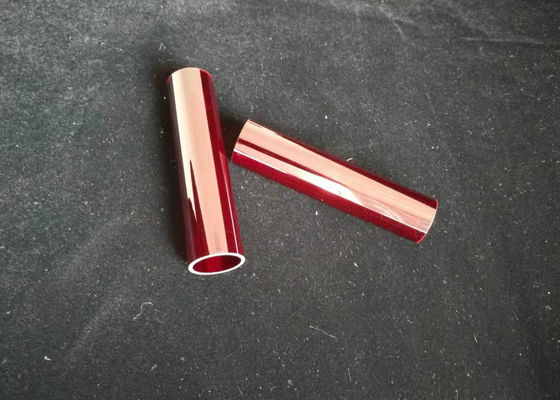 Ruby Quartz Glass Tube / Fused Quartz Tube 19mm Outside Diameter Type supplier