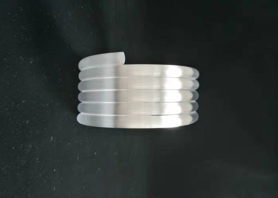 Milky Fused Quartz Glass Heater Tube , OD 8mm Spiral Quartz Tube supplier