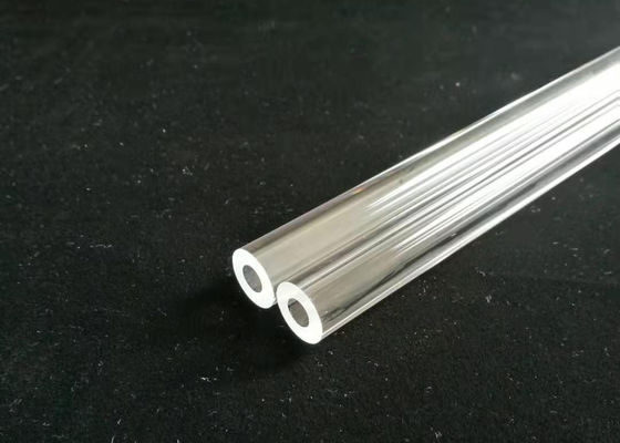 Transparent / Clear Fused Quartz Tube With 3mm Heavy Wall Thickness supplier