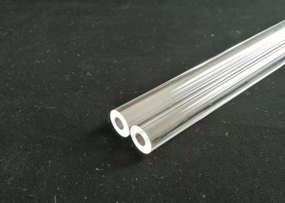 Transparent / Clear Fused Quartz Tube With 3mm Heavy Wall Thickness supplier