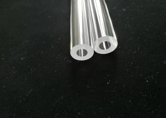 Transparent / Clear Fused Quartz Tube With 3mm Heavy Wall Thickness supplier