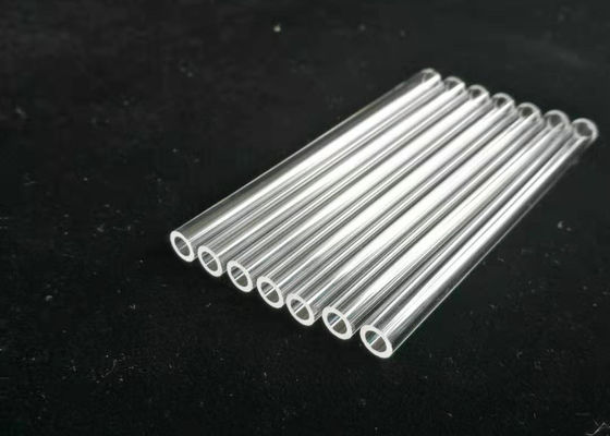 6mm OD Fused Quartz Glass Tube End Fire Polished Silica Glass Tube supplier