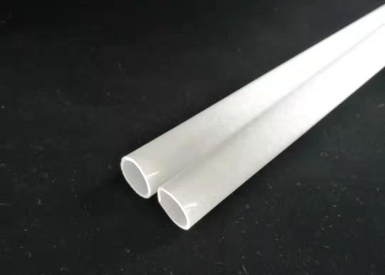 Fused Silica Glass Tube Milky / Satin Type With 24mm OD &amp; 2mm Thickness supplier