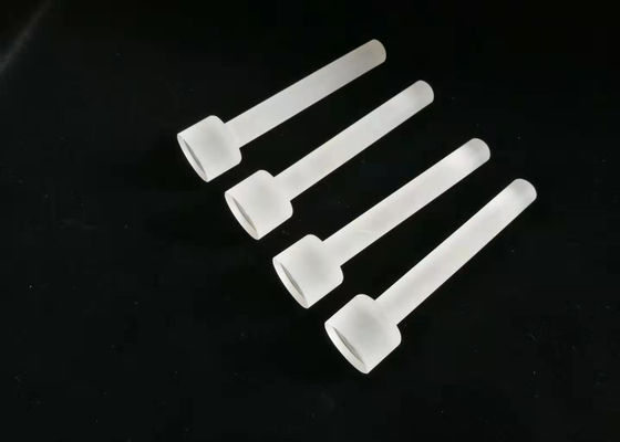 Personalized Fused Quartz Rod Transparent / Translucent Silica Mace supplier