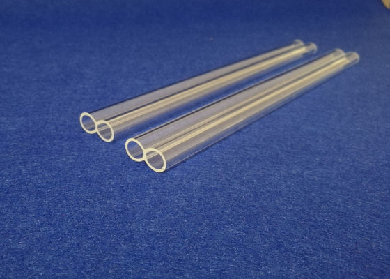 Custom Fused Twins Silica Glass Tube High Purity Quartz Sand Made supplier