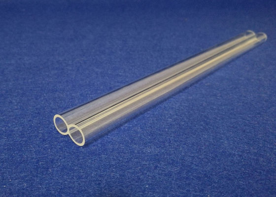 Custom Fused Twins Silica Glass Tube High Purity Quartz Sand Made supplier