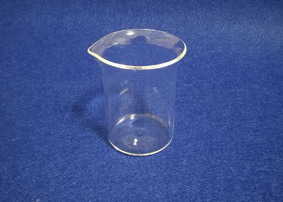 Transparent Fused Quartz Glass Beaker 50ML With Spout Custom Service Available supplier