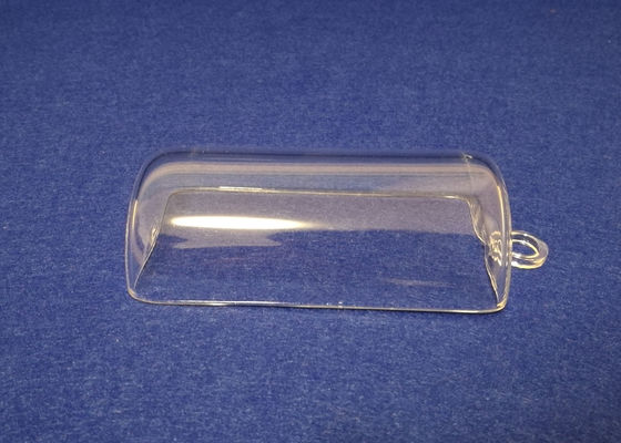 Quartz Glass Combustion Boats / Fused Silica Boat Custom Made With Ring supplier