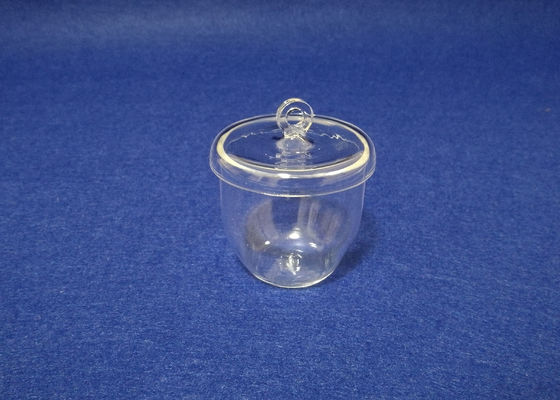 25ML Clear Fused Quartz Crucible With Cover Custom Service Available supplier