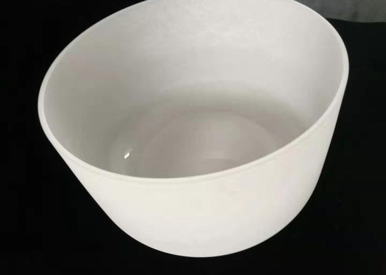 Custom Translucent Arc - Fused Quartz Glass Crucible High Purity SiO2 Sand Made supplier