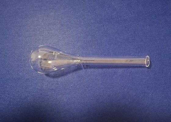 Personalized Fused Quartz Labware / Kjeldahl Flask 100ML With Long Neck supplier