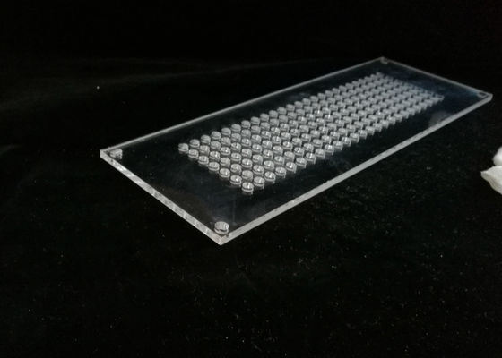 Clear Optical Quartz Glass Window Plate With Holes JGS2 Standard Type supplier