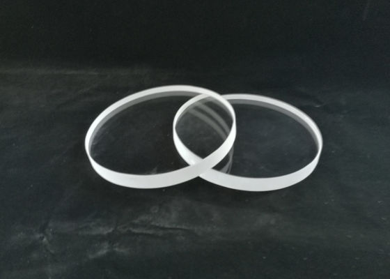 Transparent Fused Quartz Round Disc , Strict Tolerant Silica Glass Discs supplier