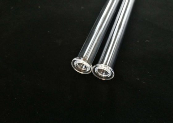 Excellent Chemical Performance Quartz Glass Reactor Tube With Flange OEM Accepted supplier