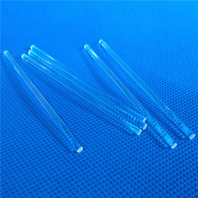 99.99% Purity Polished Clear Quartz Rod Temperature Resistant Type supplier
