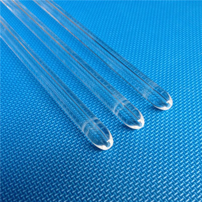 99.99% Purity Polished Clear Quartz Rod Temperature Resistant Type supplier