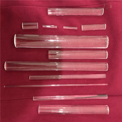 Frosted Quartz Glass Rod High Purity SiO2 Sand Material Made supplier