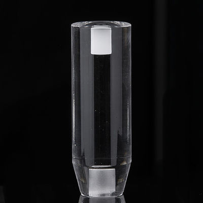 Customized Polished Fused Quartz Rod , Transparent Silica Glass Rod supplier