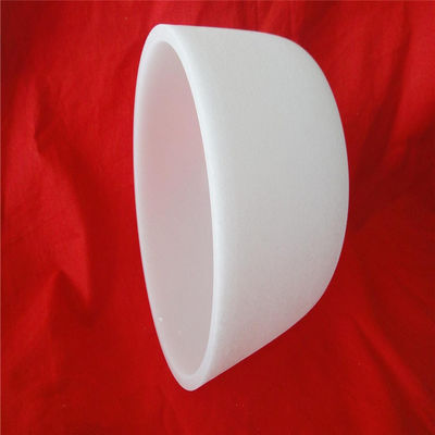 Lab Use Translucent Silica Crucible In Customized Size ISO Approval supplier