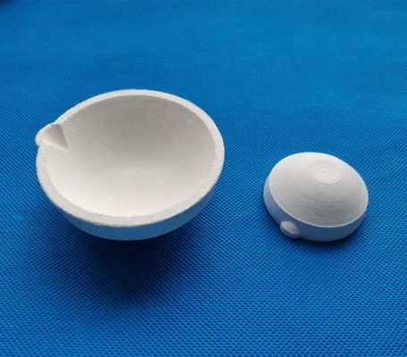 100 - 2500G Quartz Glass Crucible / Silica Ceramic Crucible For Gold / Silver supplier