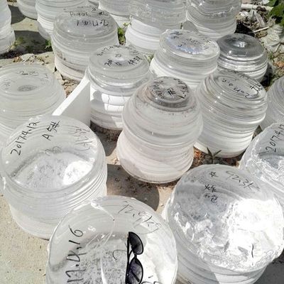 High Purity Circular Quartz Ingot , Transparent Quartz Glass Products supplier