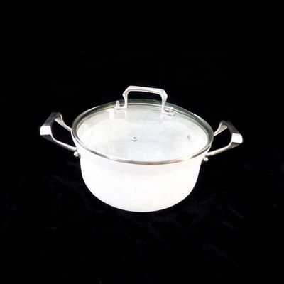 99.99% Purity Custom Quartz Products , Milky White Quartz Glass Pan supplier