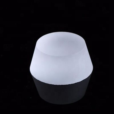 Translucent Quartz Glass Products , Chemical Loader Fused Quartz Stopper supplier