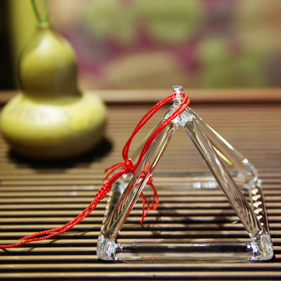 3"- 32" Quartz Singing Pyramid / Clear Crystal Pyramid For Meditation Chakra supplier
