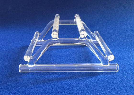 High Quality Customized Clear Quartz Boats Railboat for wafer supplier