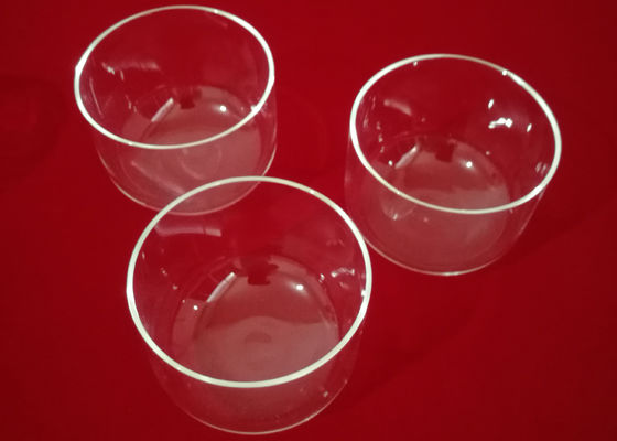 Quartz Labware Supplies Glassware 99.995% SiO2 Fused Quartz Glass Labware/Crucible With/Without Flange supplier