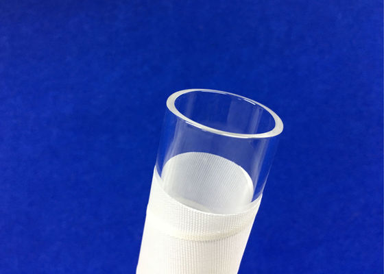 PECVD Fused OD 30 mm Quartz Glass Tube With White 3M Fiber Used In Solar Industry High Temperature Resistance supplier